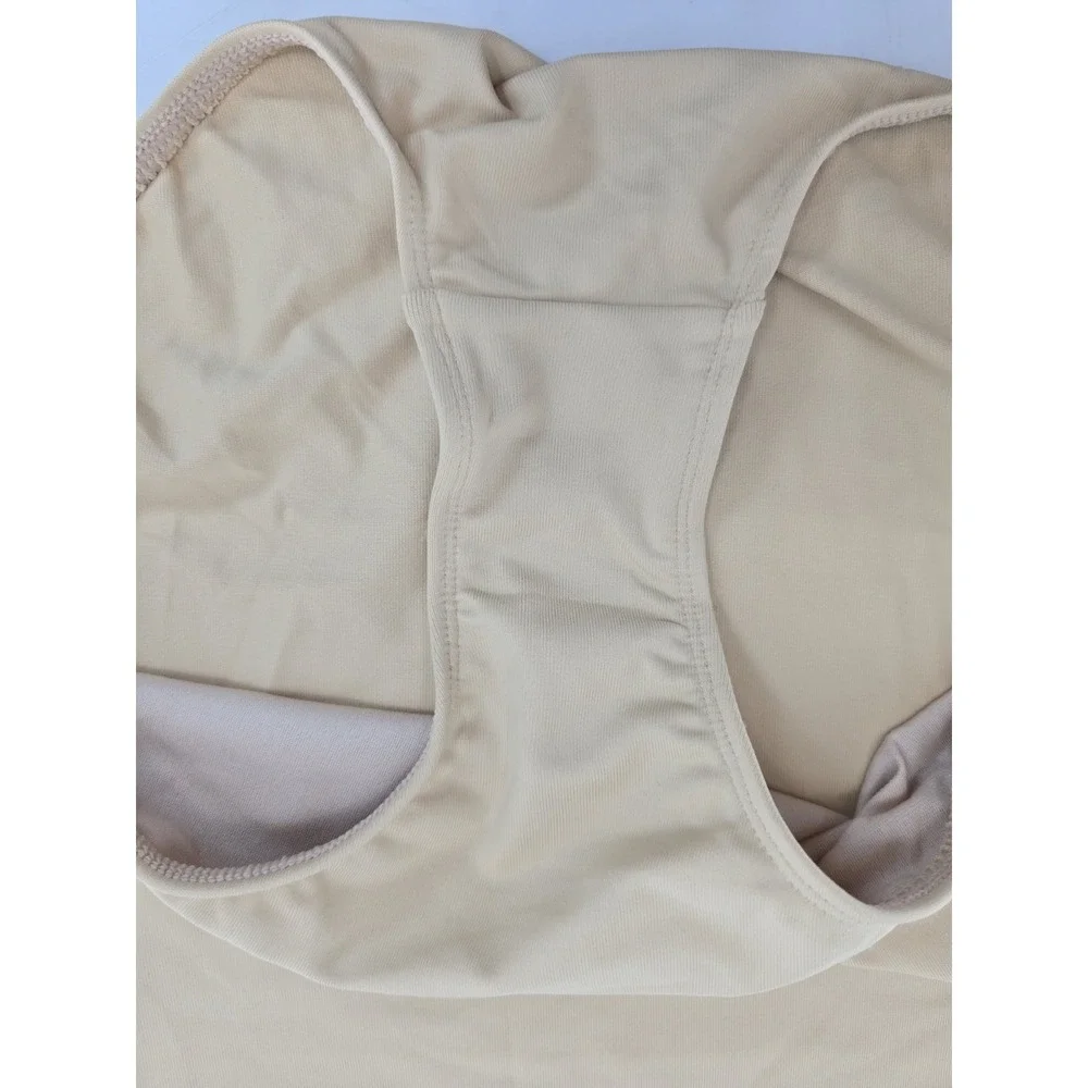 NWT Bloch Girls' Adjustable Strap Camisole‎ Leotard - Color Sand- Size 12